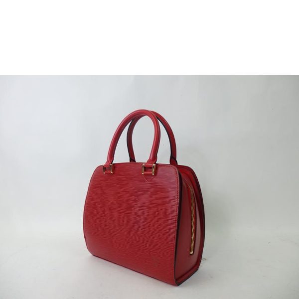 87645 3 Louis Vuitton Pont Neuf Epi Hand Bag Castilian Red