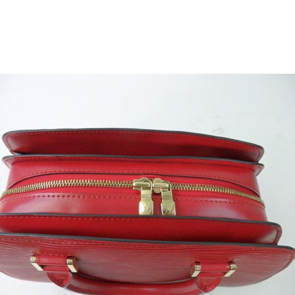 87645 7 Louis Vuitton Pont Neuf Epi Hand Bag Castilian Red