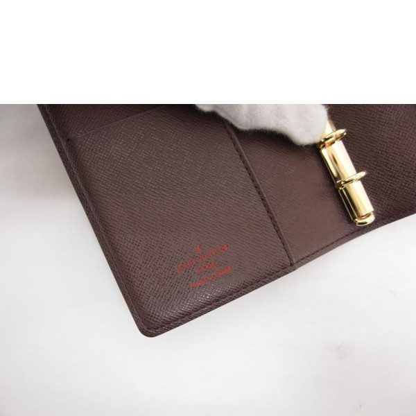 87650 8 Louis Vuitton Agenda PM Notebook Cover Damier Ebene Brown