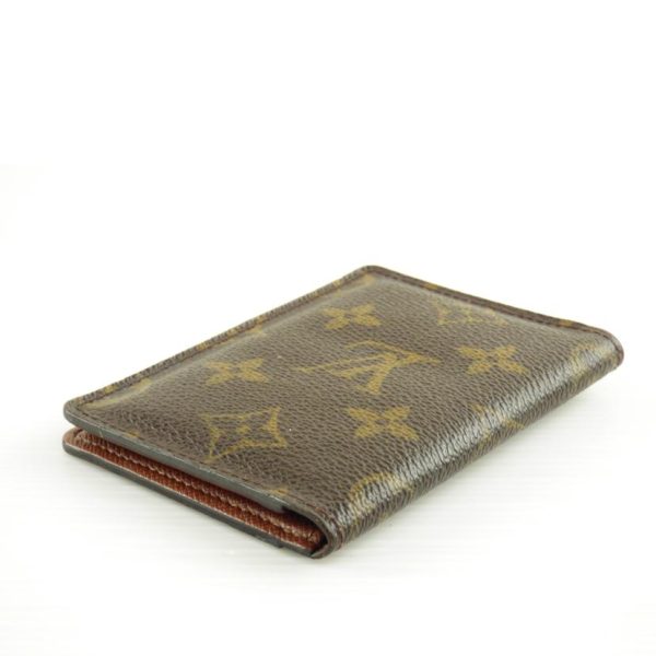 87689 3 Louis Vuitton Organizer de Poche Monogram Wallet Brown