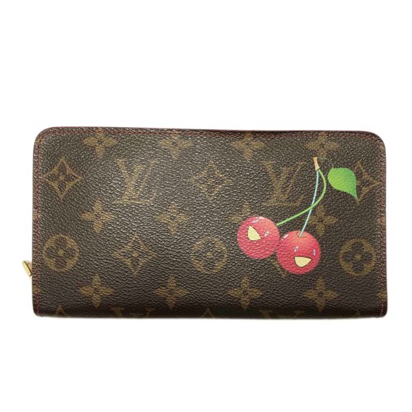 87695 1 Louis Vuitton Cherry Portomone Wallet Monogram Brown