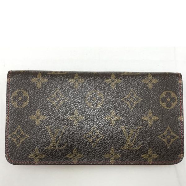 87695 2 Louis Vuitton Cherry Portomone Wallet Monogram Brown