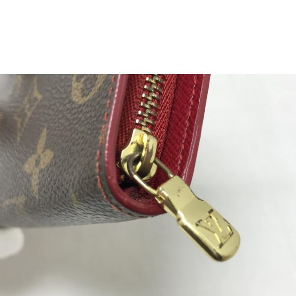 87695 6 Louis Vuitton Cherry Portomone Wallet Monogram Brown