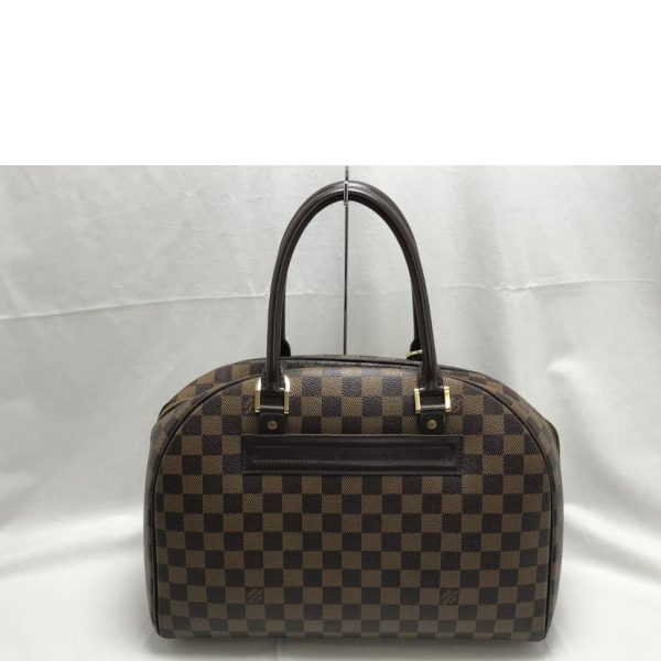 87763 2 Louis Vuitton Nolita Bag Damier Ebene Brown