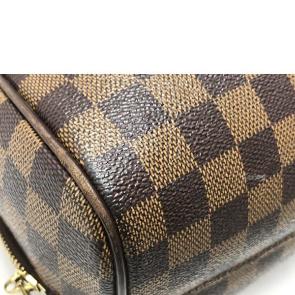 87763 6 Louis Vuitton Nolita Bag Damier Ebene Brown