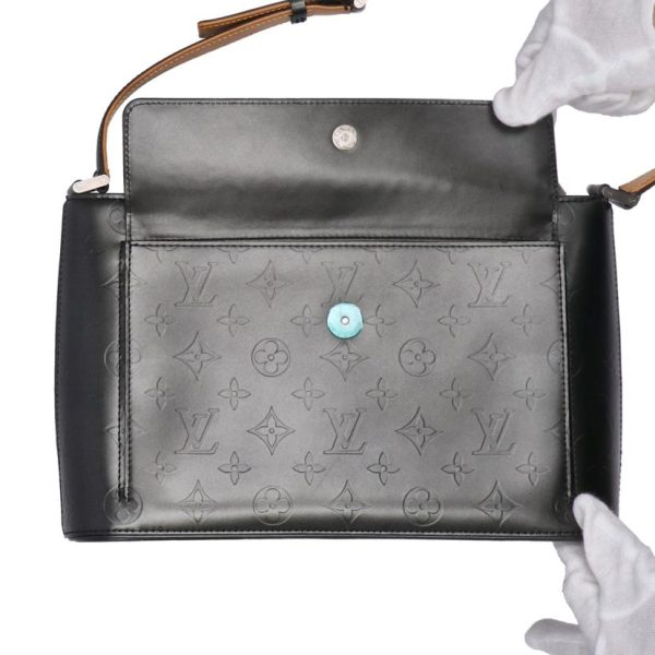 87800 6 Louis Vuitton Alston Monogram Matte Handbag Noir Black