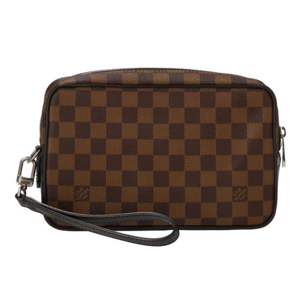 87826 2 Louis Vuitton Casai Pochette Damier Ebene Brown