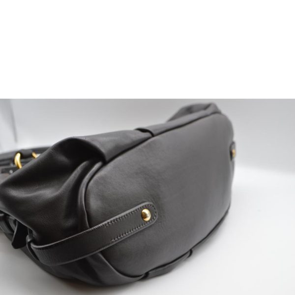 87843 4 Prada Soft Calf 2WAY Leather Handbag Grigio