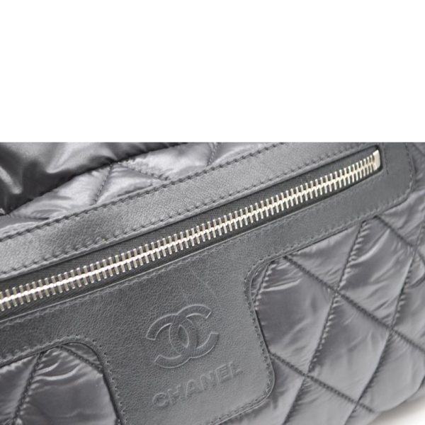 87893 8 Chanel Coco Cocoon Tote PM Bag Noir