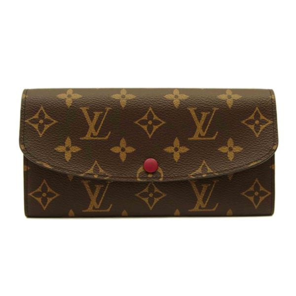 87923 1 Louis Vuitton Portefeuille Emily Monogram Wallet Fuchsia