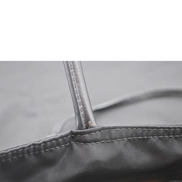 87961 7 Prada Tessuto Nylon Nappa Leather Tote Nero