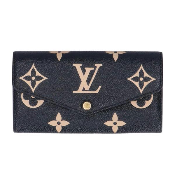 88029 1 Louis Vuitton Portefeuil Sala Emprunte Wallet Bicolor