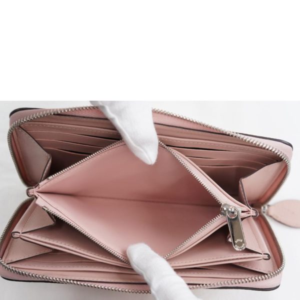 88208 5 Louis Vuitton Zippy Wallet Mahina Magnolia