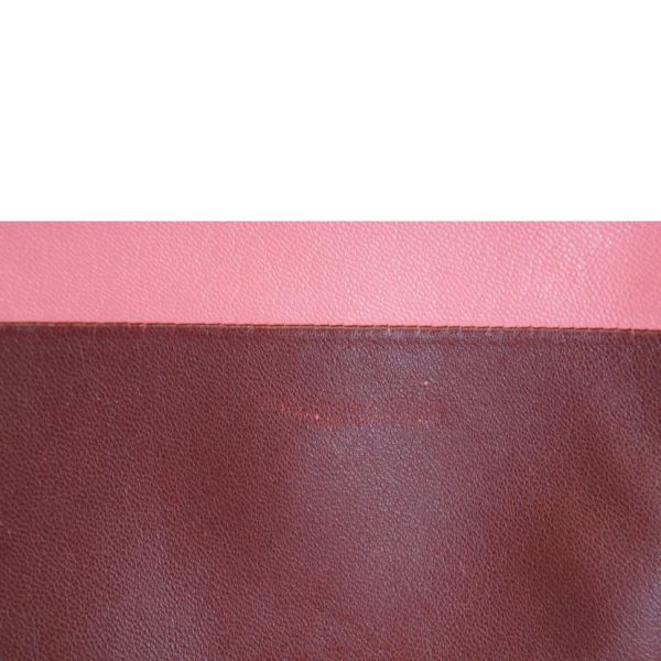 88246 5 Celine Clutch Pouch Bicolor Pink