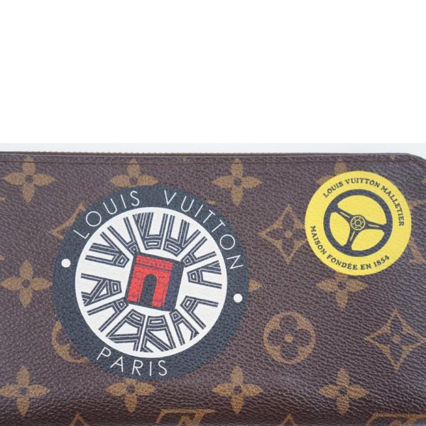 88316 10 Louis Vuitton Zippy Sticker Wallet Brown