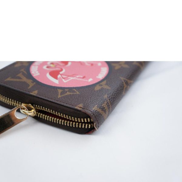 88316 8 Louis Vuitton Zippy Sticker Wallet Brown