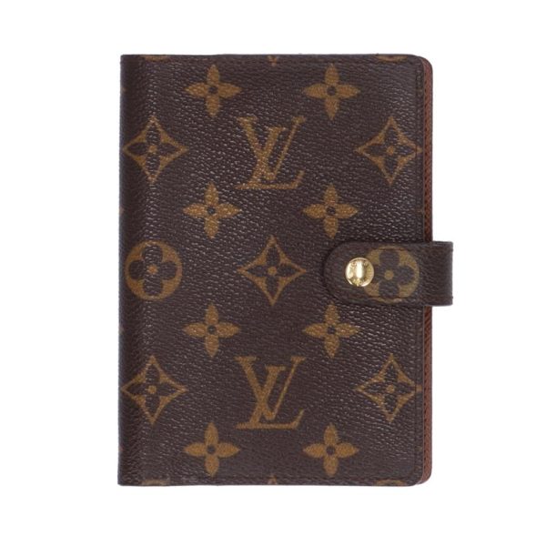 88410 1 Louis Vuitton Agenda PM Notebook Cover Monogram Brown