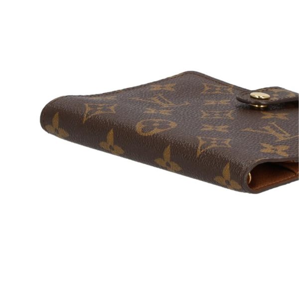 88410 4 Louis Vuitton Agenda PM Notebook Cover Monogram Brown