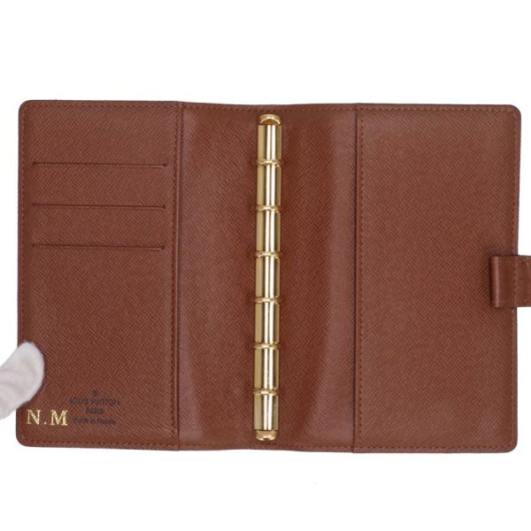 88410 6 Louis Vuitton Agenda PM Notebook Cover Monogram Brown