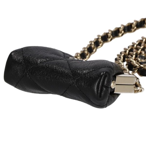 88476 4 Chanel Matelassé Gama Mouth Pouch Chain Necklace