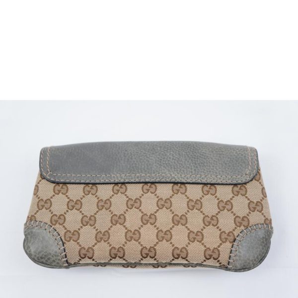 88477 2 Gucci GG Canvas Horsebit Clutch Bag