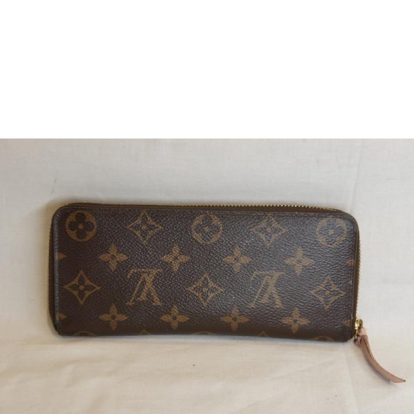 88505 1 Louis Vuitton Portefeuil Clemence Wallet Brown