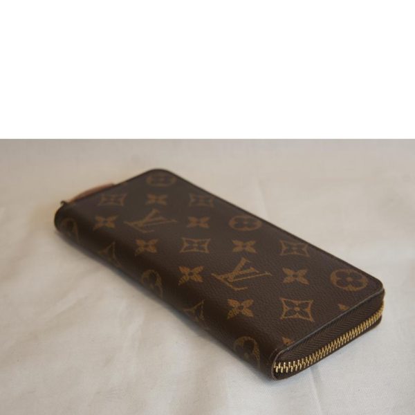 88505 3 Louis Vuitton Portefeuil Clemence Wallet Brown