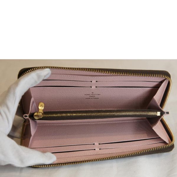 88505 4 Louis Vuitton Portefeuil Clemence Wallet Brown