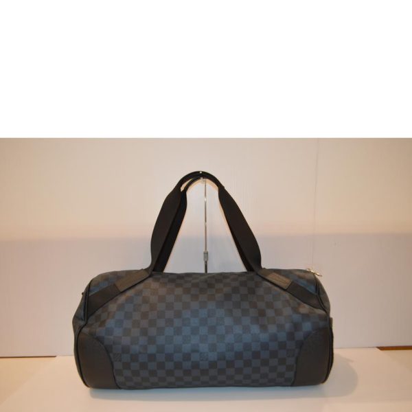 88571 2 Louis Vuitton Match Point Porochon Bag Damier Cobalt