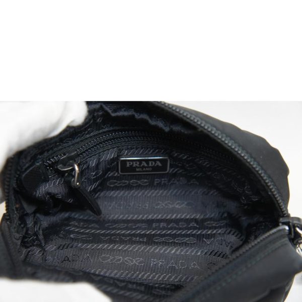 88642 5 Prada Nylon Pouch Vela Black