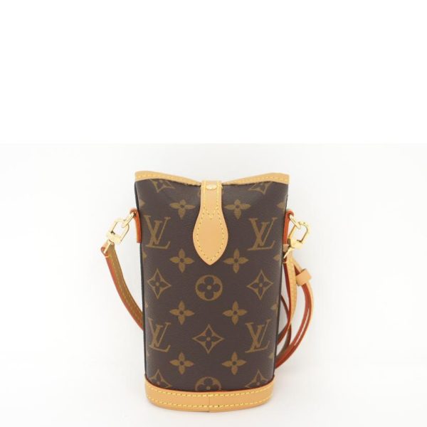 88786 2 Louis Vuitton Fold Me Pouch Monogram Brown