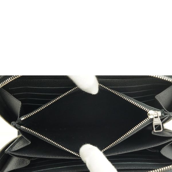 88910 5 Louis Vuitton Zippy XL Taiga Bag Black