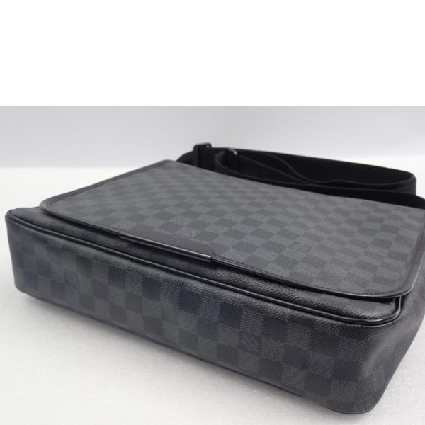 88939 3 Louis Vuitton Daniel GM Damier Graphite Bag Black