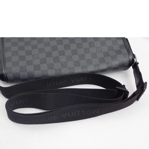 88939 4 Louis Vuitton Daniel GM Damier Graphite Bag Black