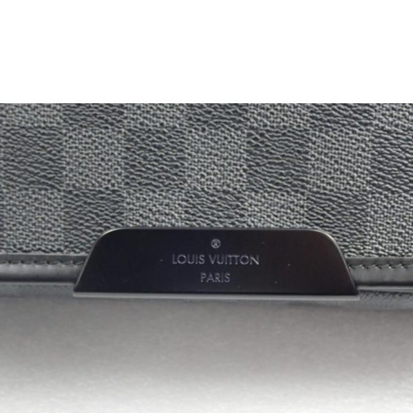 88939 6 Louis Vuitton Daniel GM Damier Graphite Bag Black