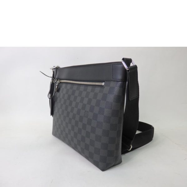 89098 3 Louis Vuitton Mick MM NM Bag Damier Graphite Gray