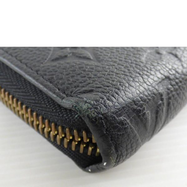 89154 6 Louis Vuitton Old Model Zippy Wallet Empreinte Wallet Noir