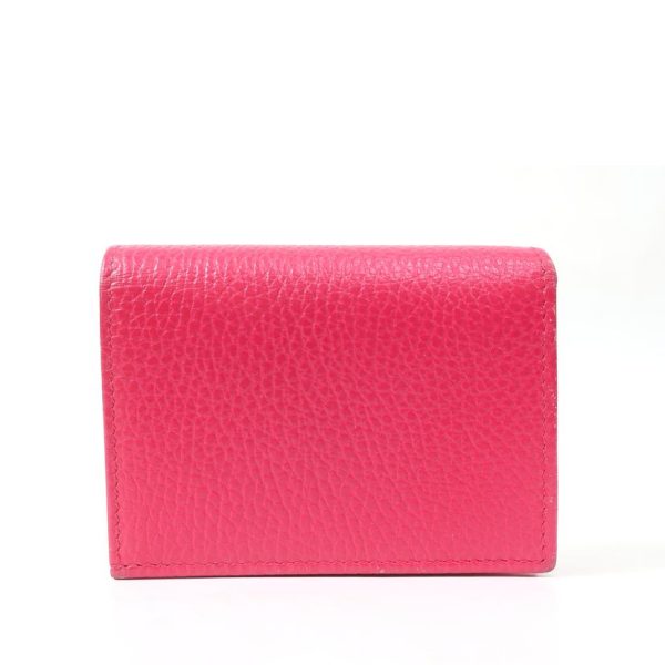 89178 2 Gucci Butterfly Motif Compact Wallet Shocking Pink