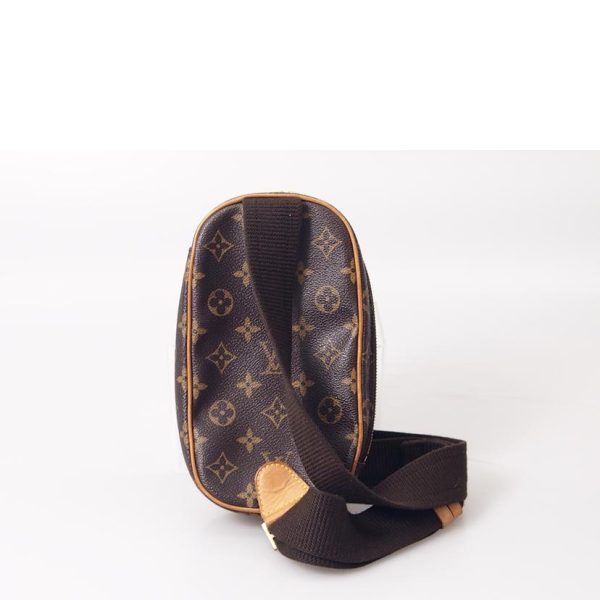 89222 2 Louis Vuitton Pochette Ganju Monogram Pouch Brown