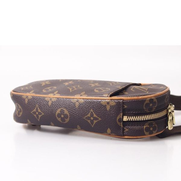 89222 3 Louis Vuitton Pochette Ganju Monogram Pouch Brown