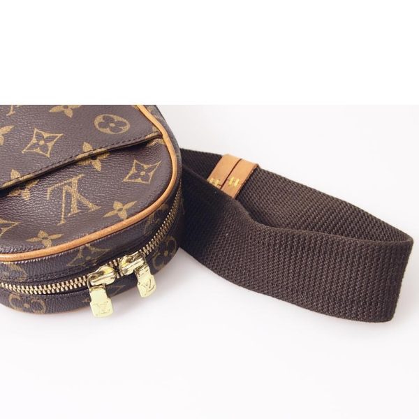 89222 4 Louis Vuitton Pochette Ganju Monogram Pouch Brown