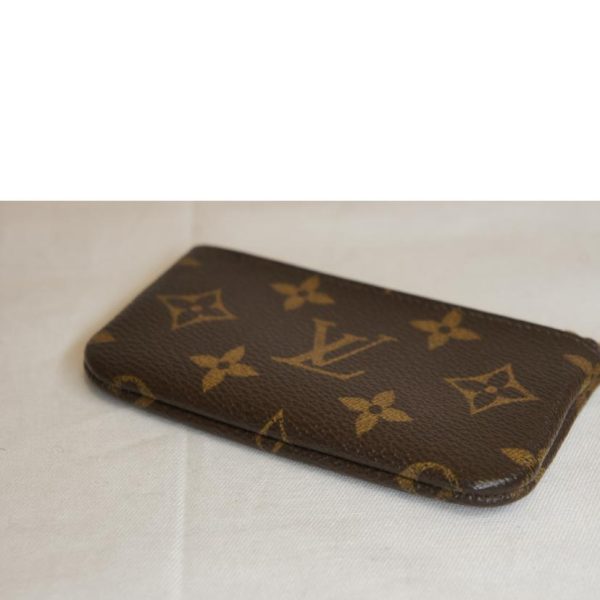 89229 3 Louis Vuitton Pochette Cle Key Pouch Brown