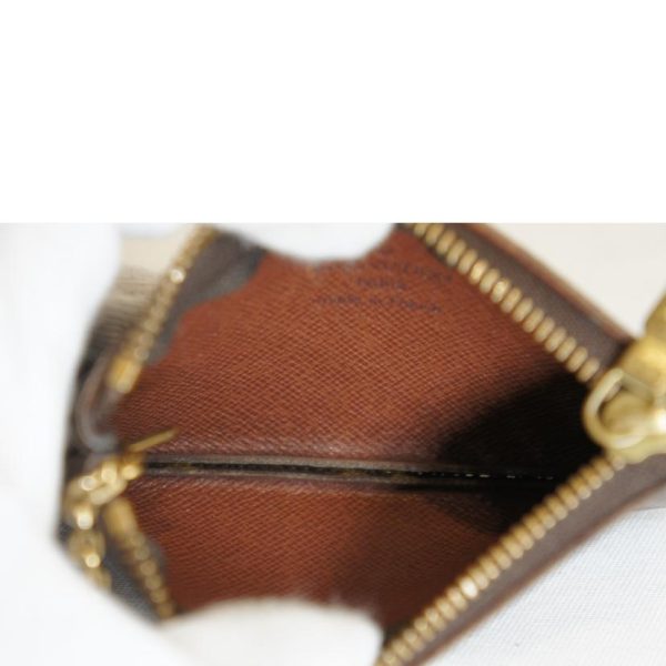 89229 4 Louis Vuitton Pochette Cle Key Pouch Brown