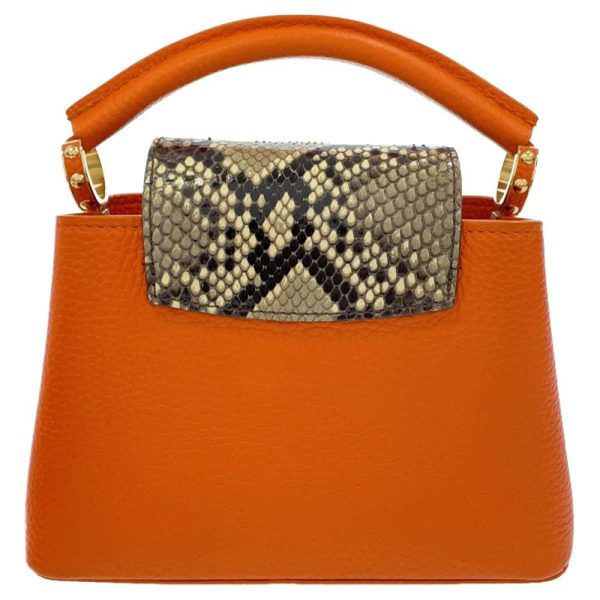 8924940 03 Louis Vuitton Capucines Mini Handbag Python