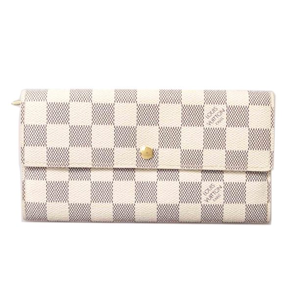 89284 1 Louis Vuitton Portefeuil Sala Damier Wallet Azur