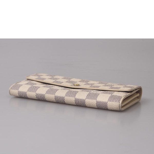 89284 3 Louis Vuitton Portefeuil Sala Damier Wallet Azur