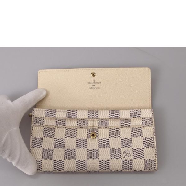 89284 4 Louis Vuitton Portefeuil Sala Damier Wallet Azur