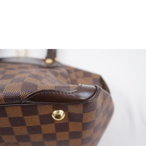 89296 8 Louis Vuitton Verona PM Bag Damier Ebene Brown