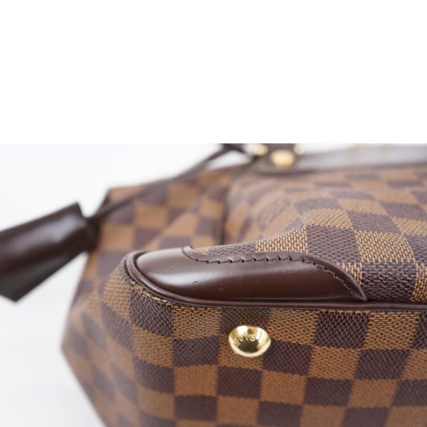 89296 9 Louis Vuitton Verona PM Bag Damier Ebene Brown