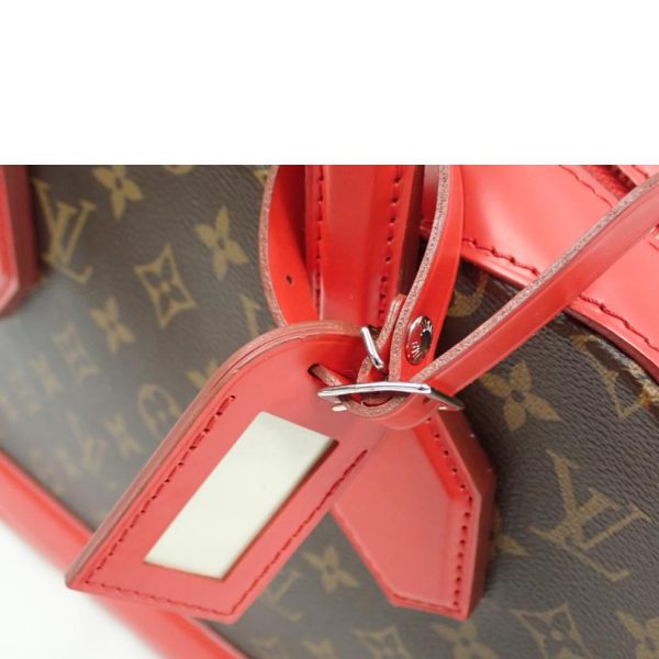 89302 11 Louis Vuitton Dora PM Monogram Handbag Brown